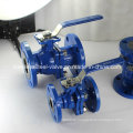 Investing Casting Carbon Steel Ball Valve with Locking Handle